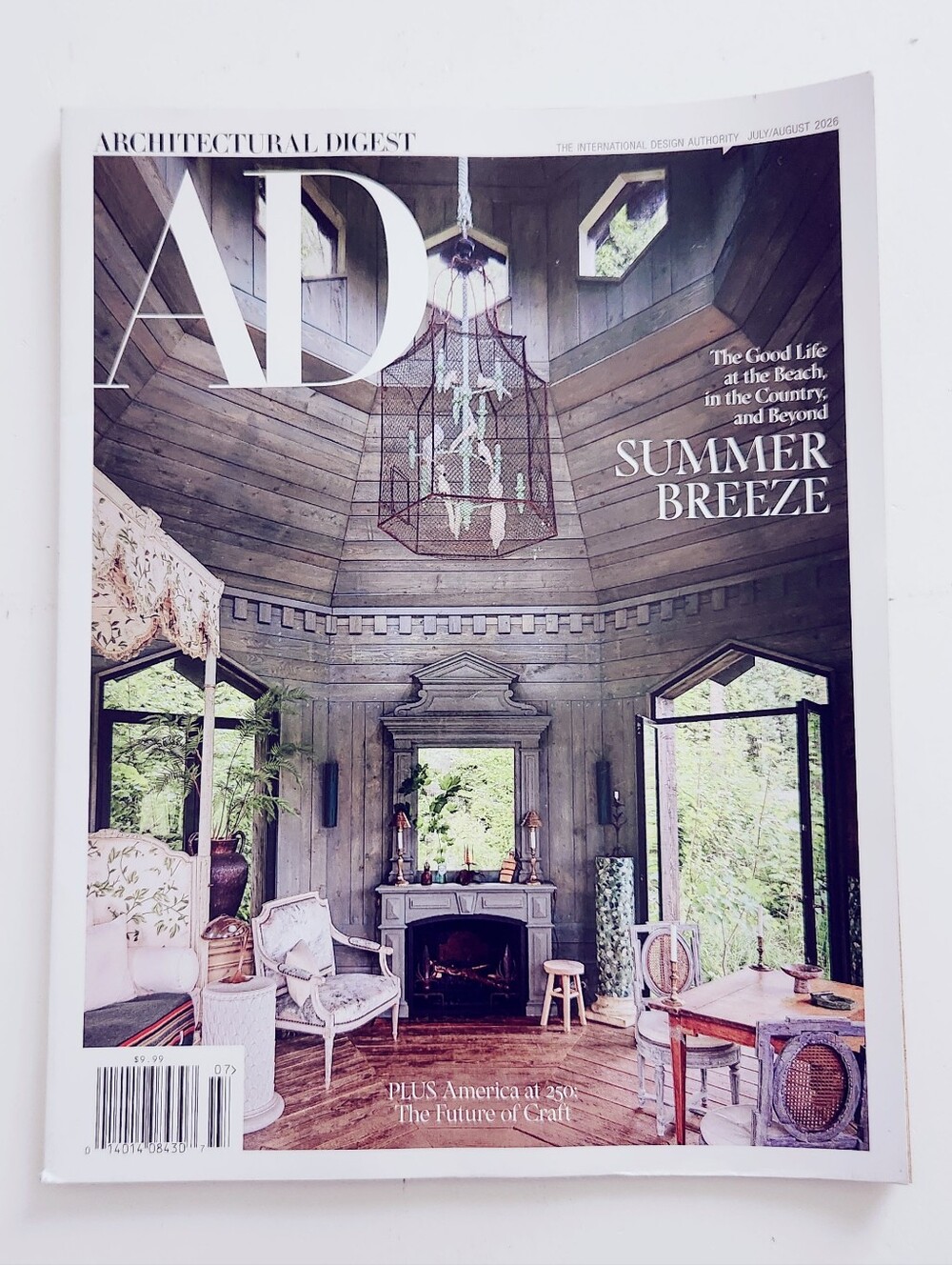 🍭7/$15 Architectural Digest Magazine July/August 2026 Summer Breeze